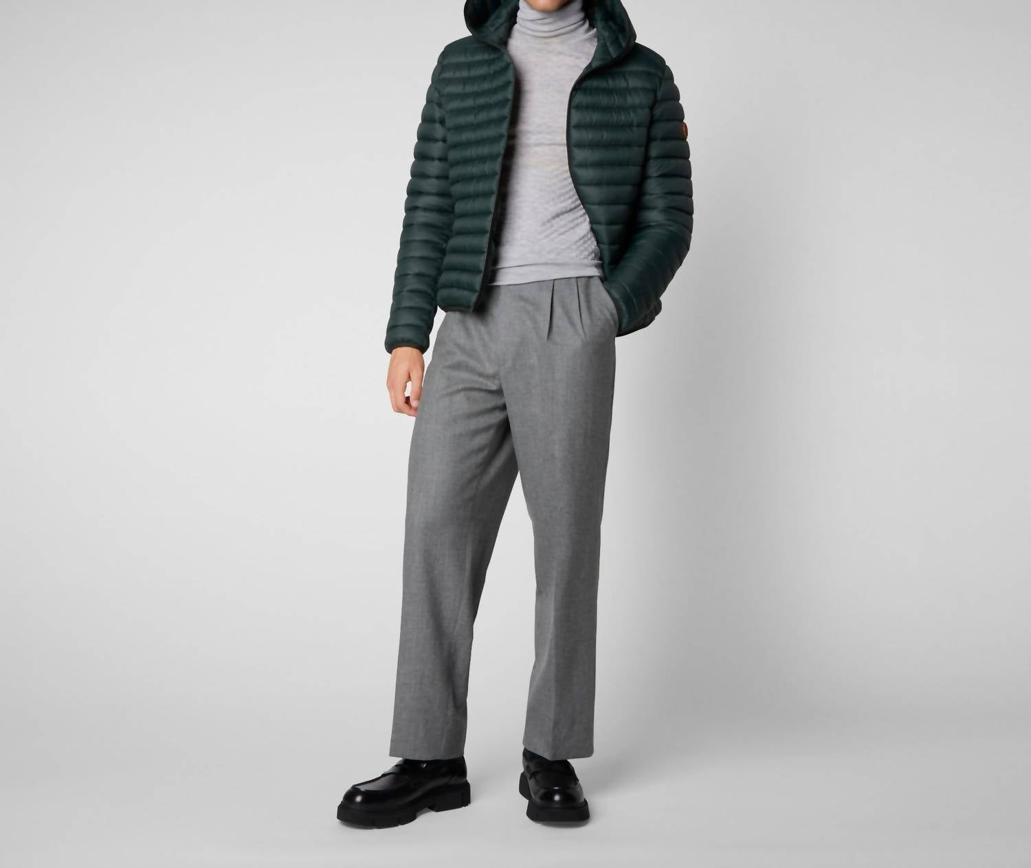MEN'S PUFFER HOODIE COAT