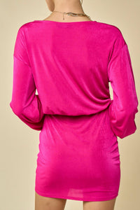 Wrap Mini Dress