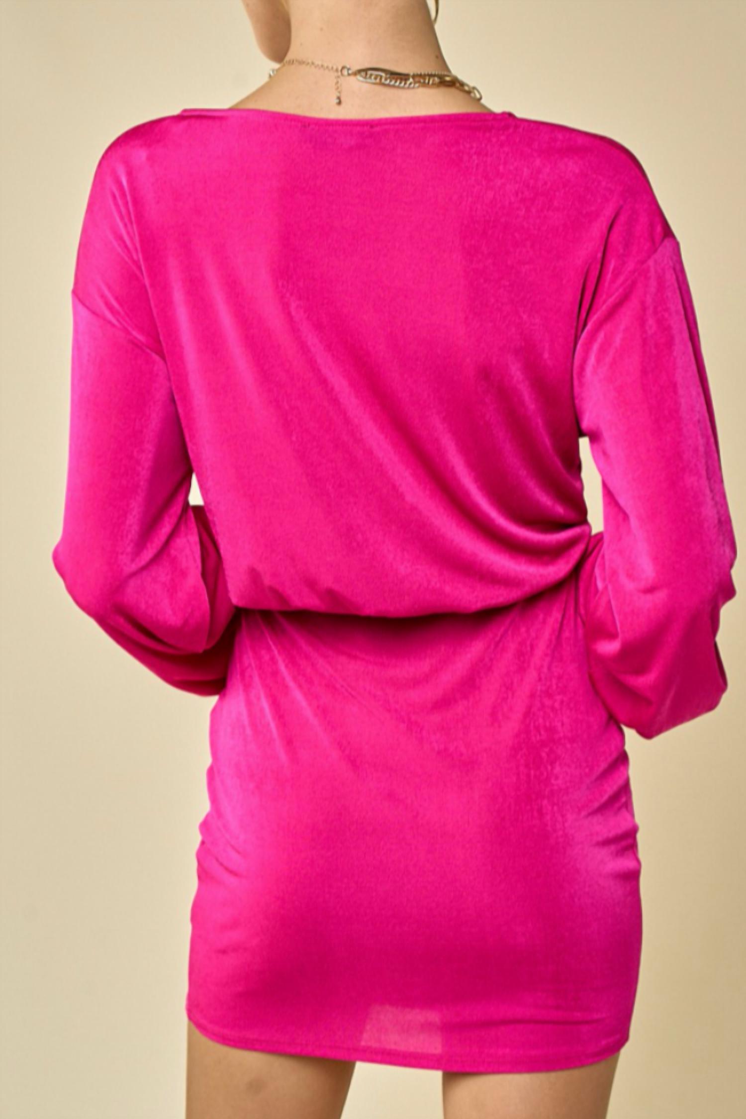 Wrap Mini Dress