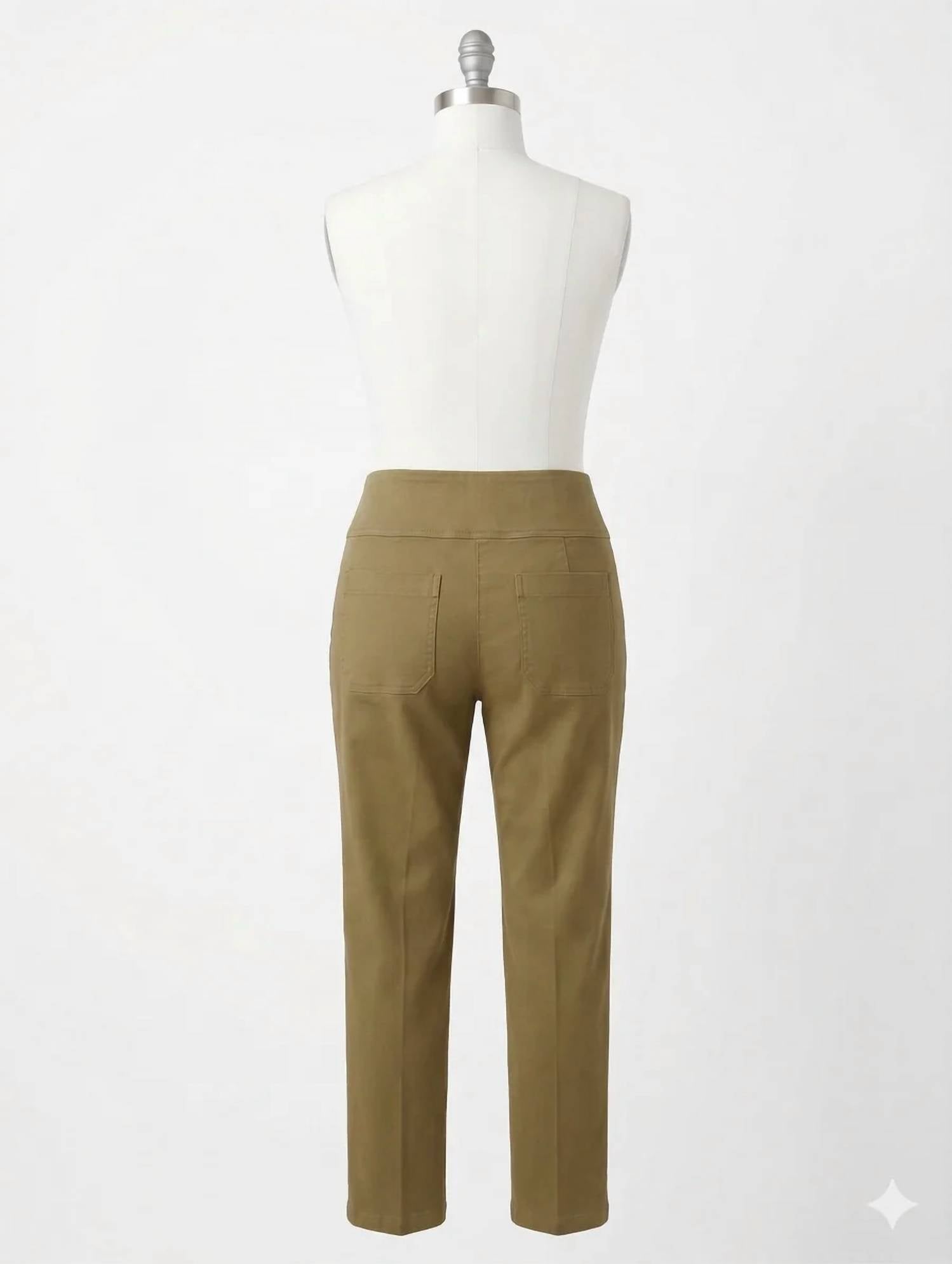 Elliott Lauren - Modern Twill Pull On Pant With Pockets