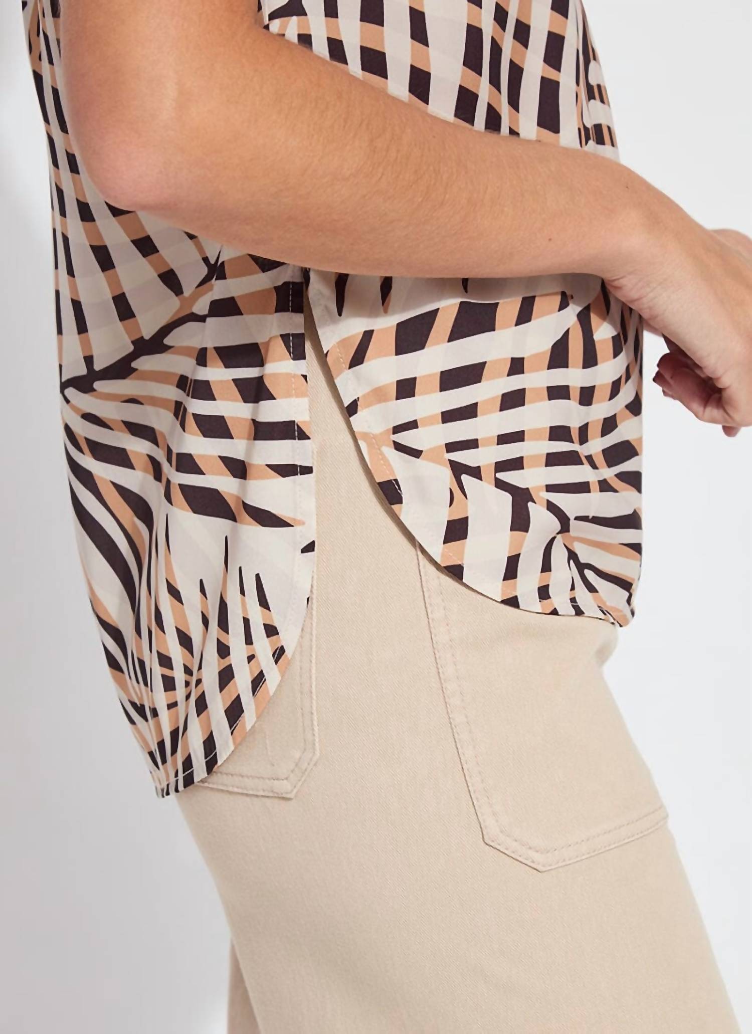 Lysse - Aura Rib Trimmed Top