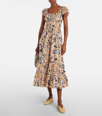 Ulla Johnson - Paloma Cap Sleeve Midi Dress