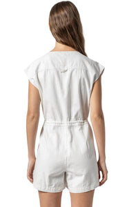Lilla P - Short Sleeve Canvas Romper