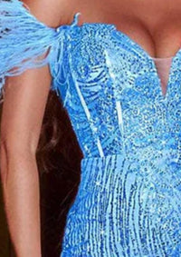 Portia&Scarlett - Glitter Off The Shoulder Gown
