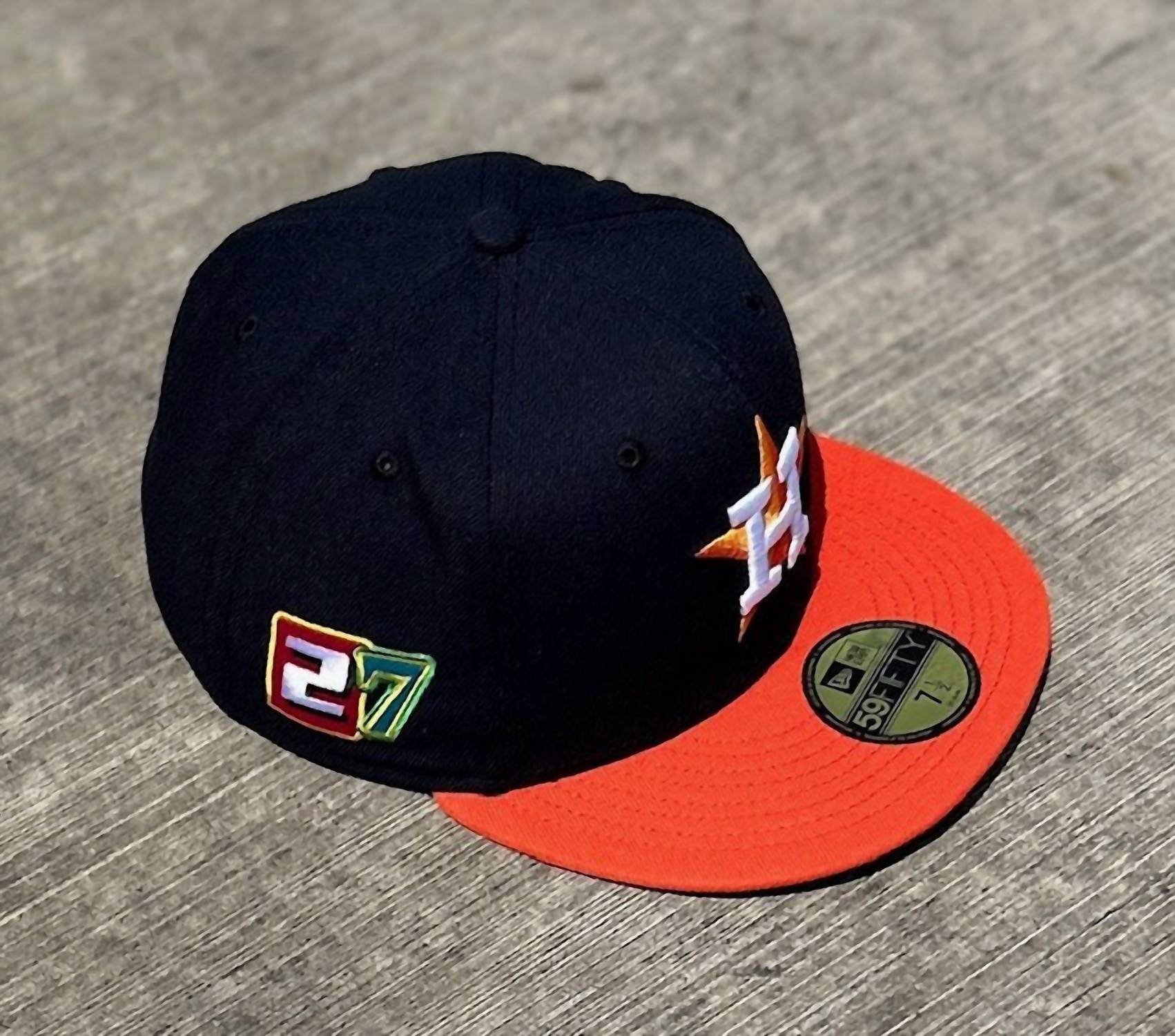New Era - Men's Houston Astros Altuve 27 Road 59fifty Fitted Hat
