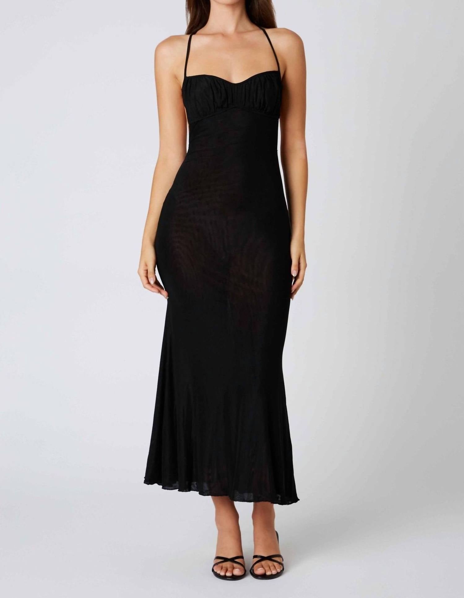 Cla - Maxi Halter Dress