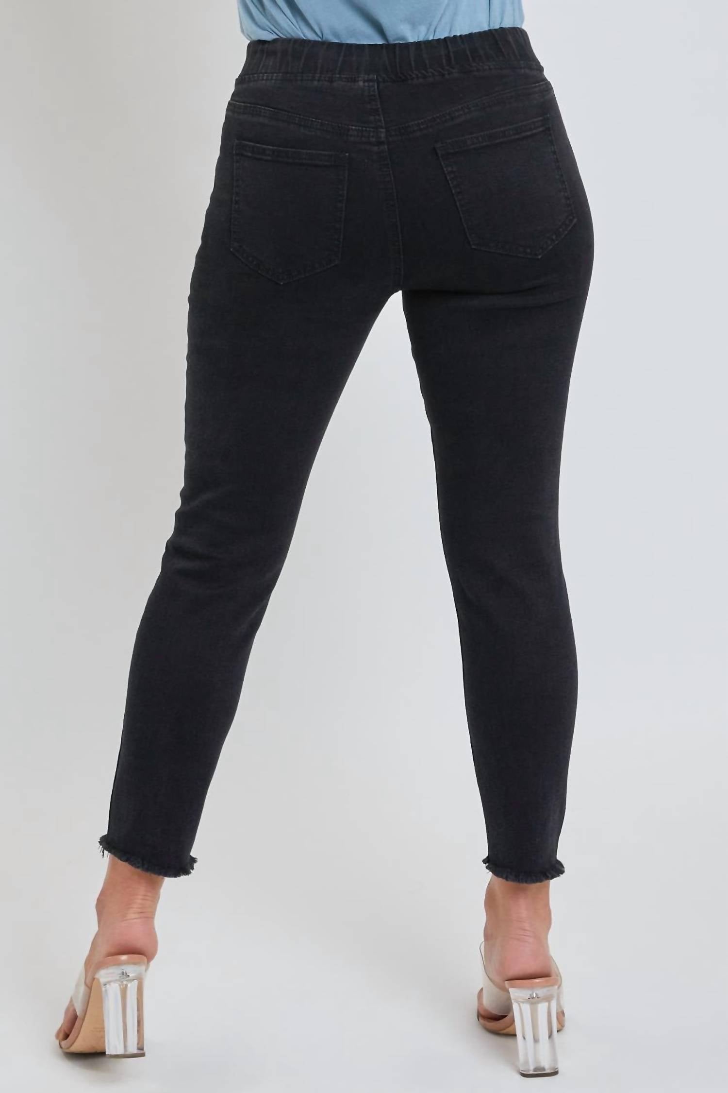 Ymi - High Rise Distressed Jogger