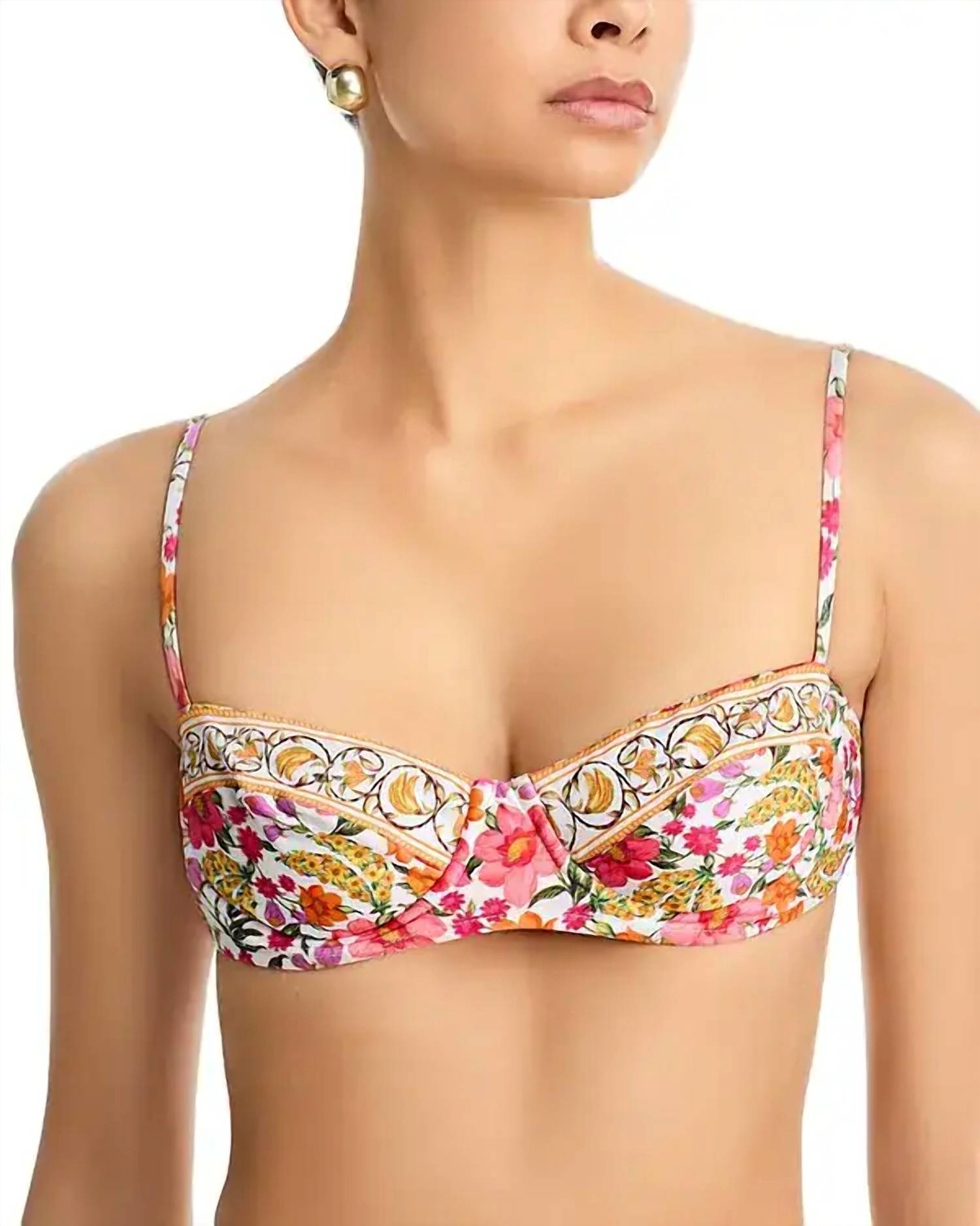 Farm Rio - Banana Flowers Underwire Bikini Top