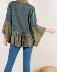 Young Threads - Tiered Patchwork Kimono
