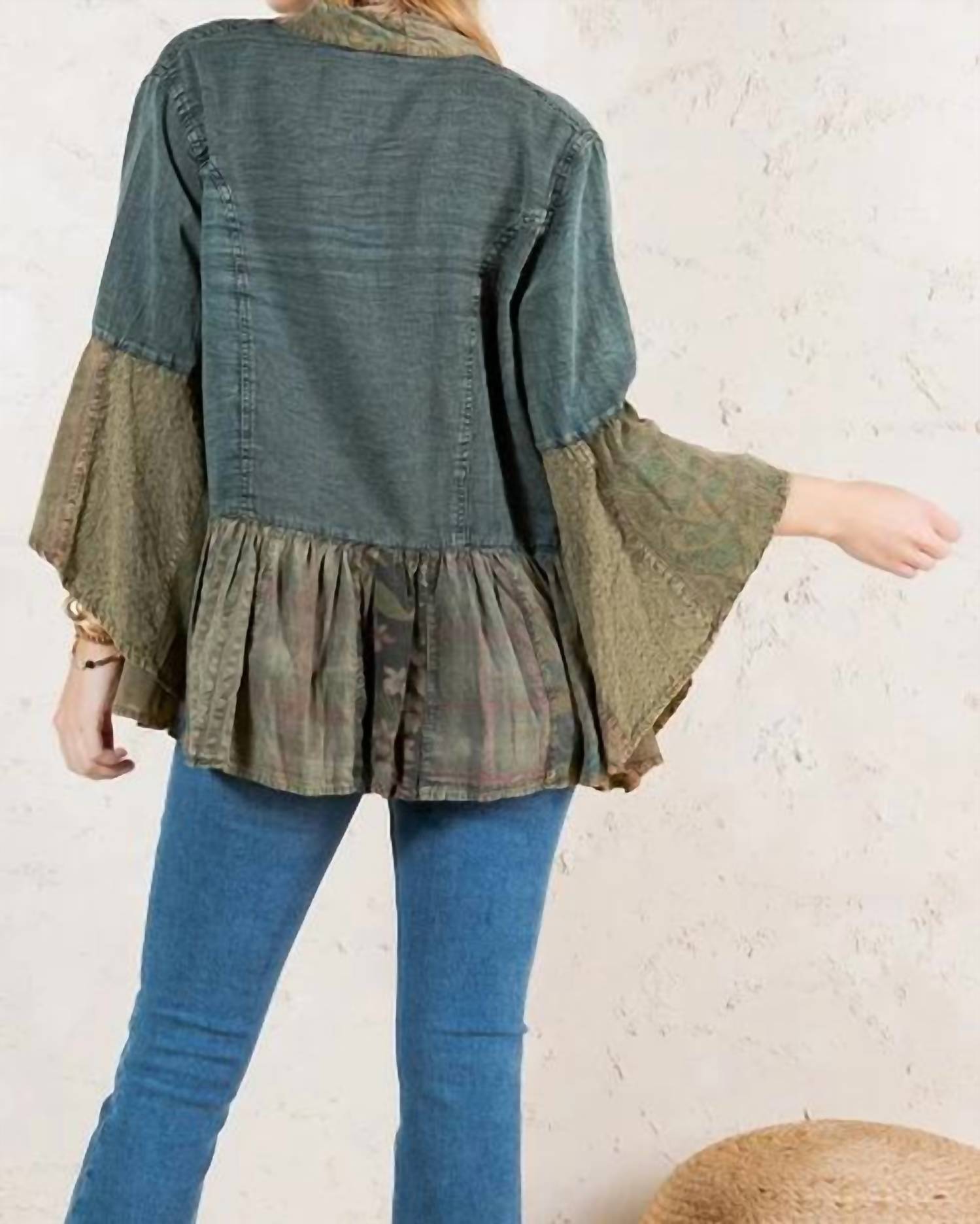 Young Threads - Tiered Patchwork Kimono