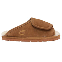 Lamo Women's Premium Sheepskin Wrap Slide in chestnut - women's shoe