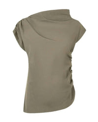Annette Goertz - Women's Fly Drawstring Shoulder Blouse