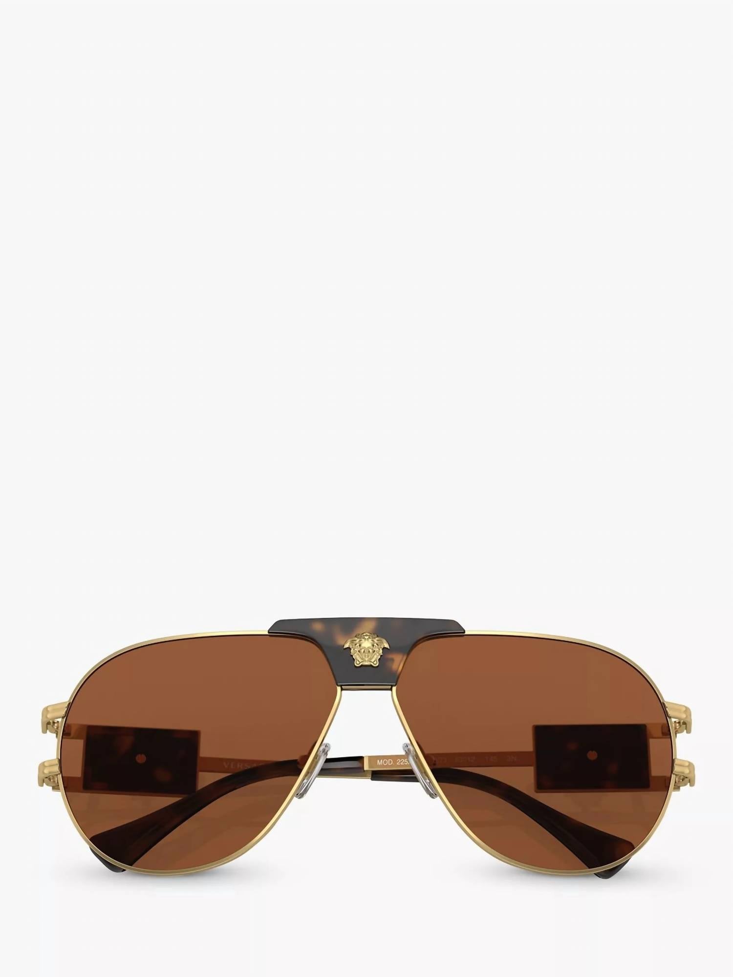 Versace - Unisex Ve2252 Aviator Sunglasses