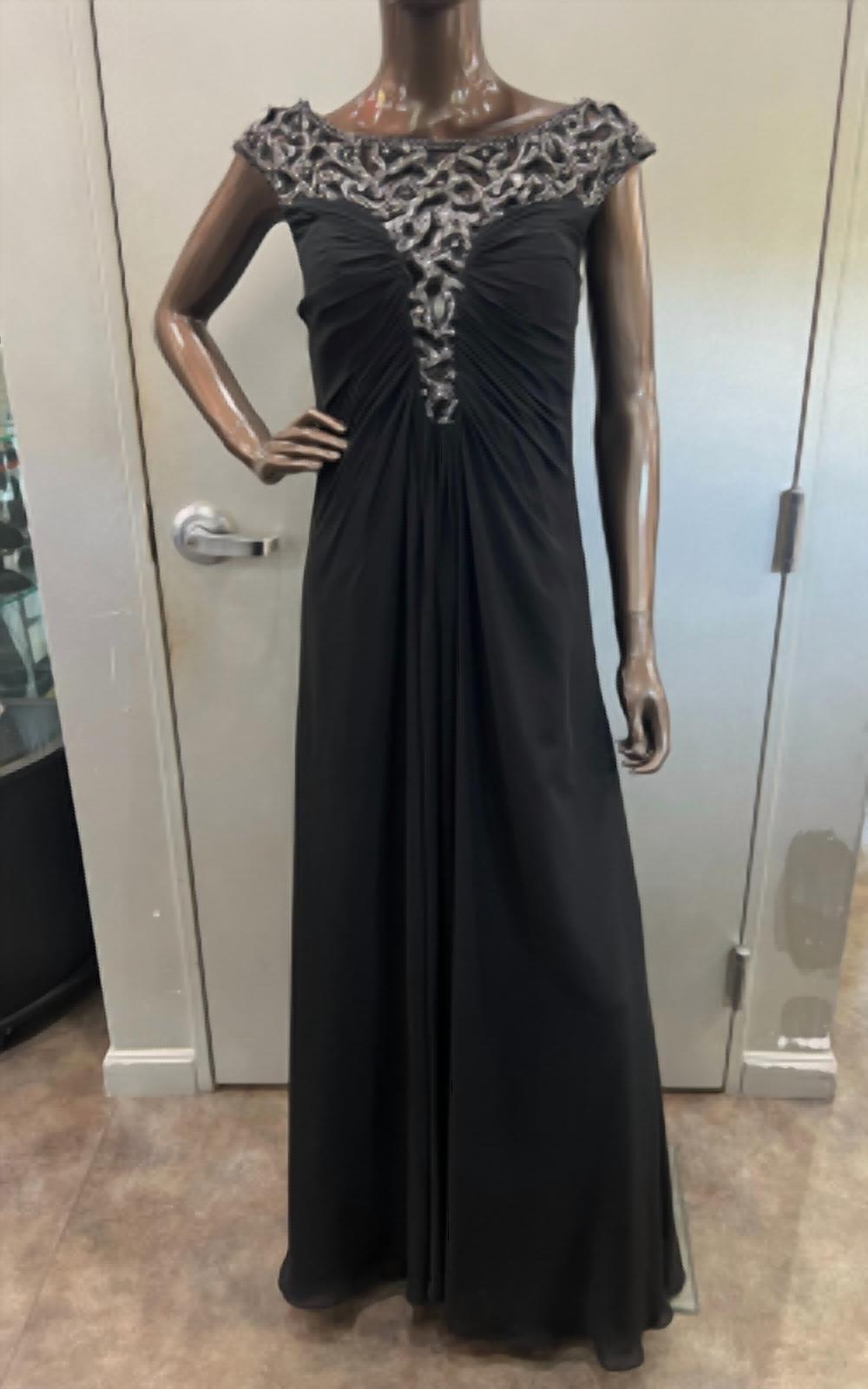 Decode 1.8 - Women's Beaded Cap Sleeve Gown