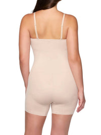 TC Fine Intimates Dress Rehearsal Strapless Mid-thigh Shaping Bodysuit in beige - women's shirt - alternate view