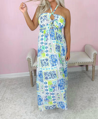 Illa Illa - Camari Halter Maxi Dress