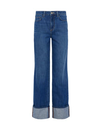 L'Agence - Miley Leg Cuff Denim Jeans
