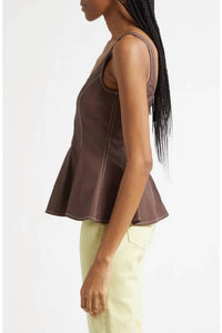 Veronica Beard - Charlie Peplum Tank Top