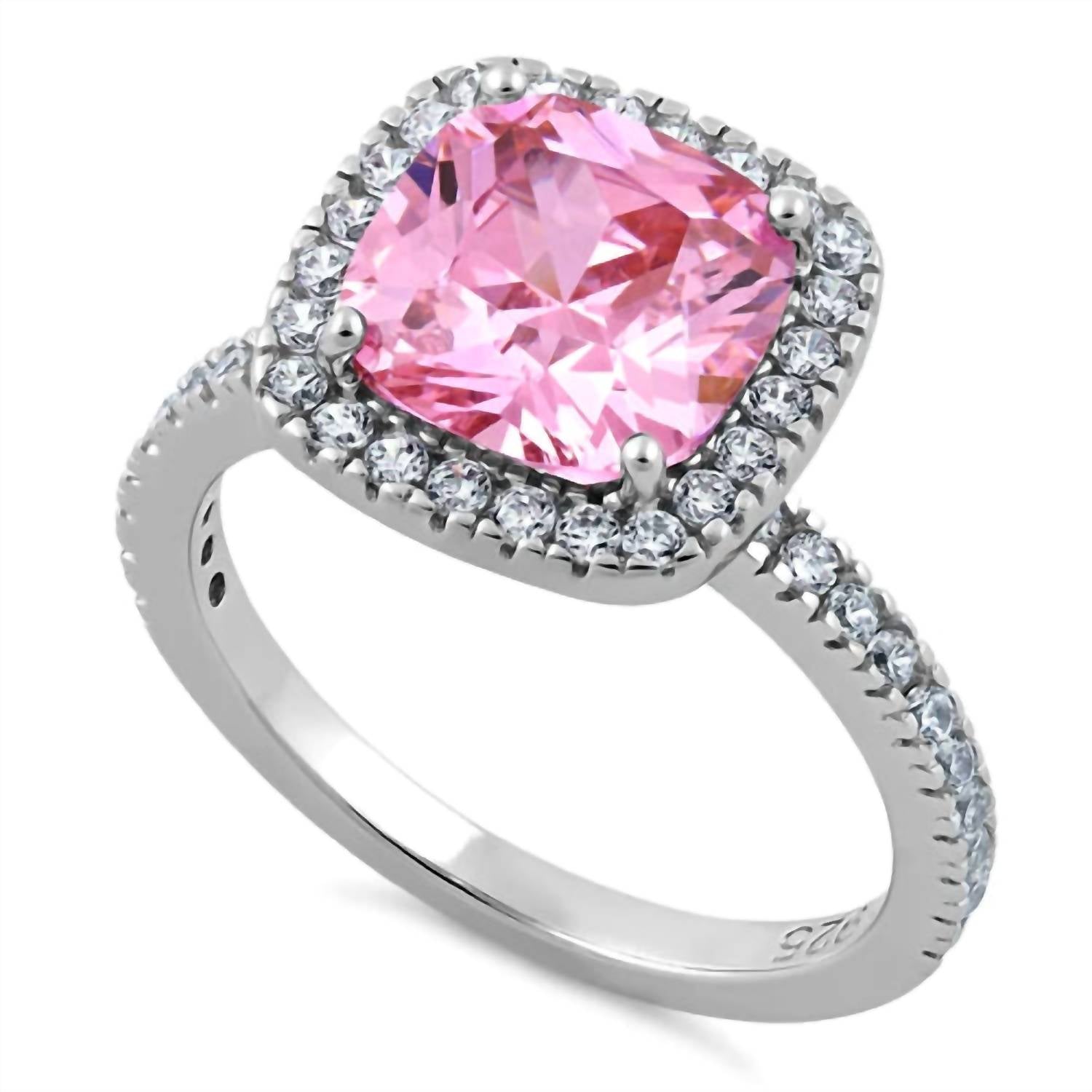 Starlette Women's Hannah Engagement Ring in pink - women's jewelry