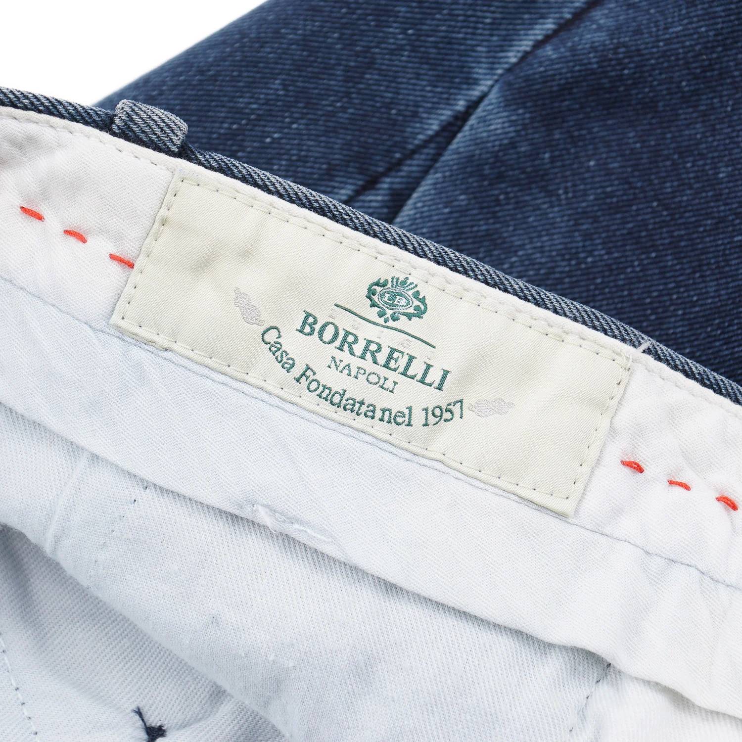 Luigi Borrelli Napoli - Men's Slim-fit Denim Chinos