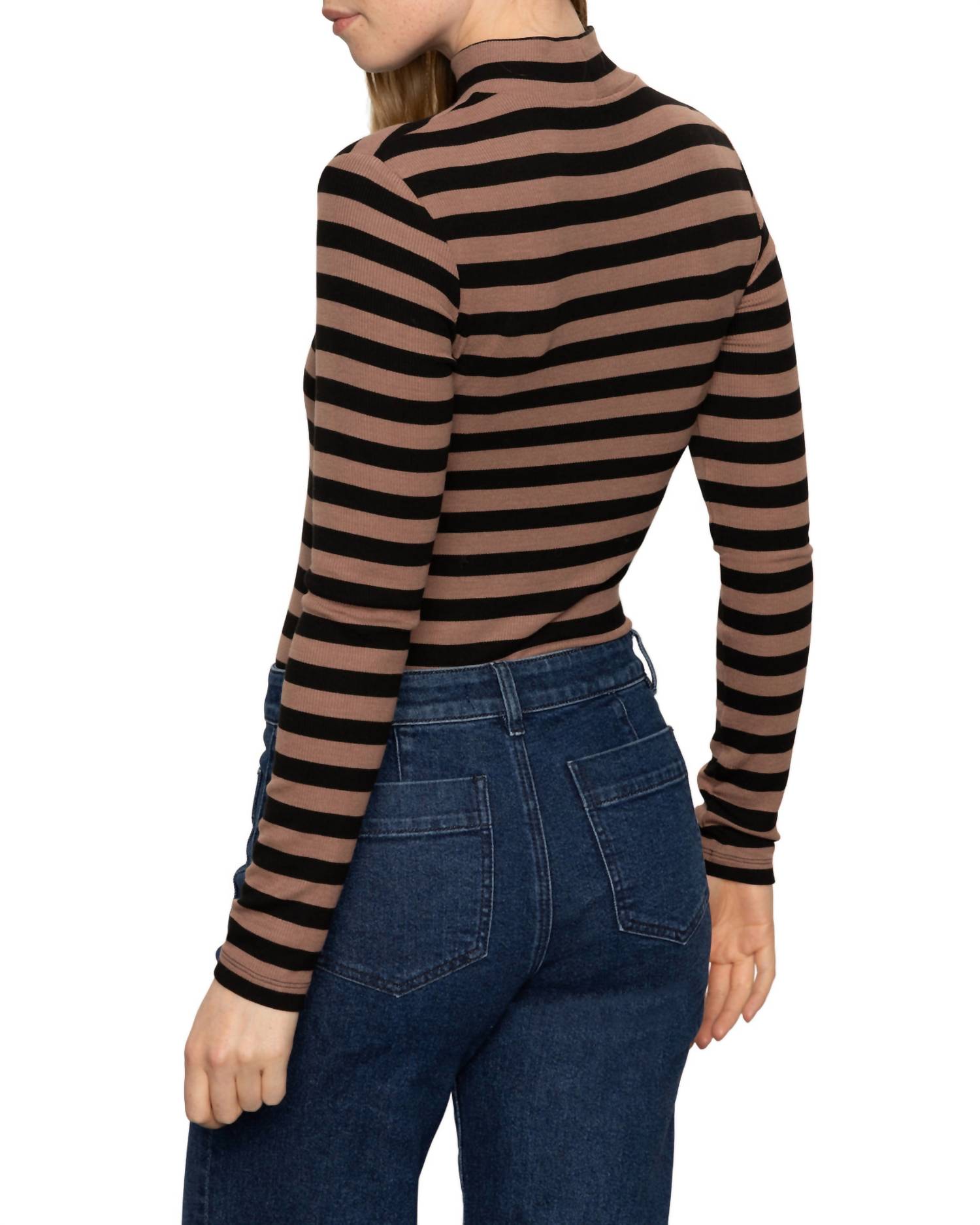 Sanctuary - Long Sleeve Mock Neck Essential Top
