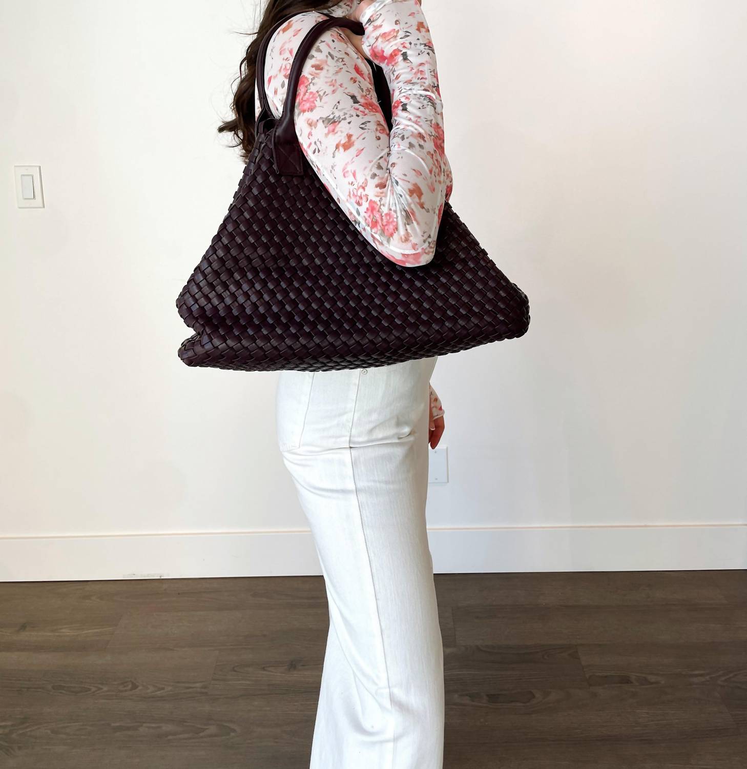 Urban Expressions - Women's Ithaca Woven Vegan Leather Tote Bag