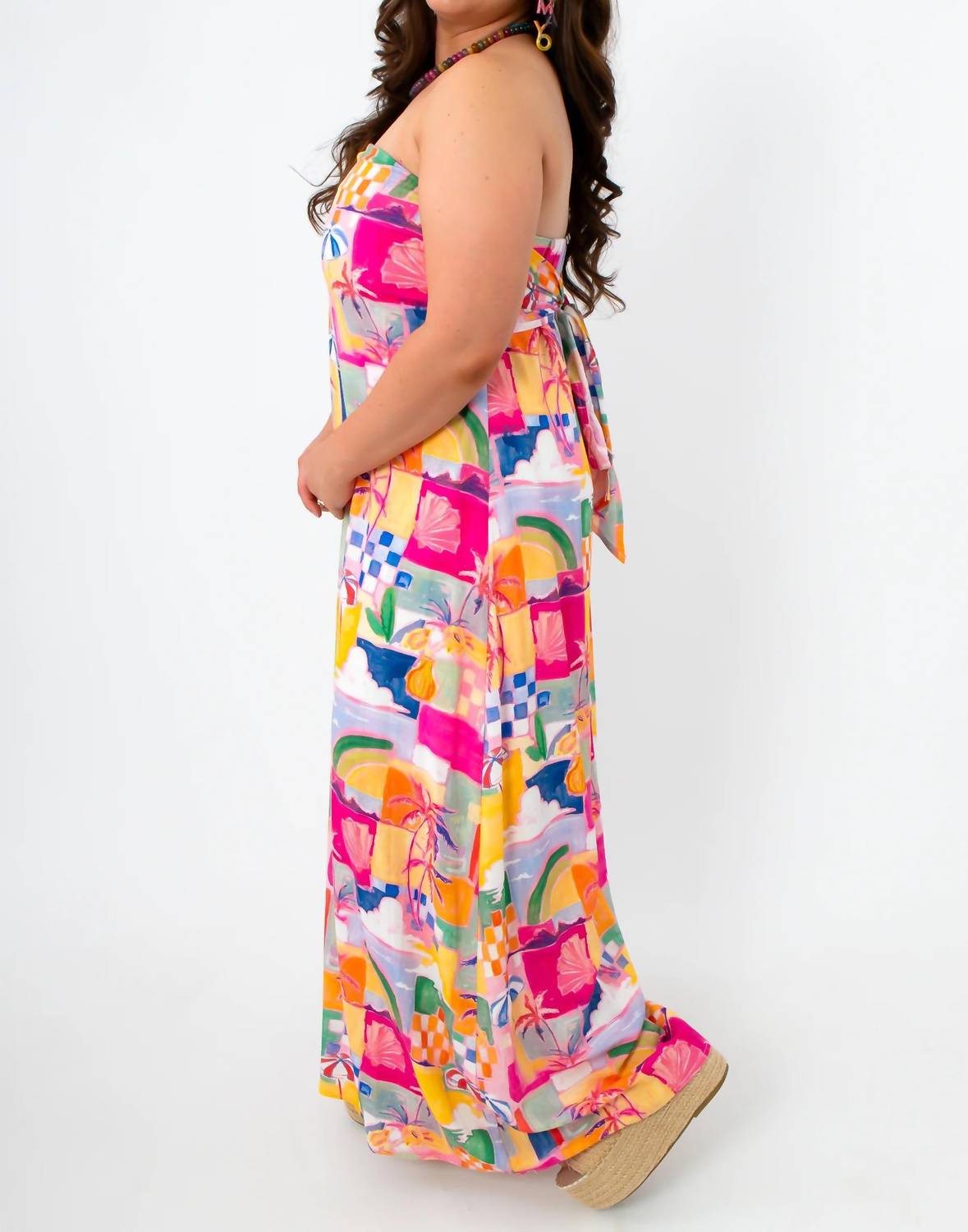 Dress Forum - Island Paradise Strapless Maxi Dress
