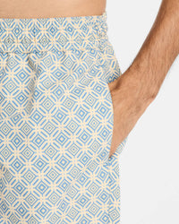 Frescobal Carioca - Sport Angora Trelica Print Swim Shorts