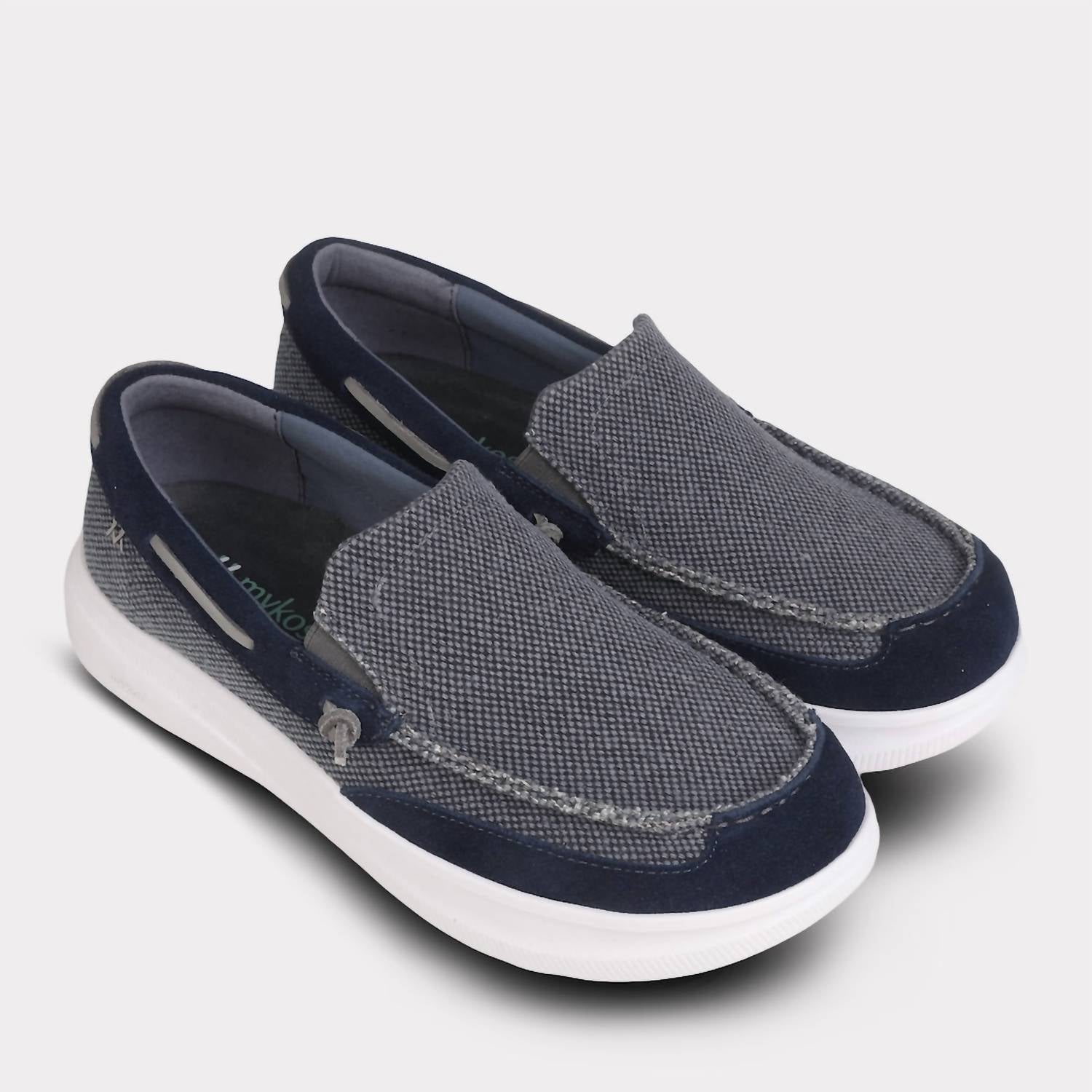 Mykos Men's Calvin Slip-on Shoe in navy - men's loafer - view 10