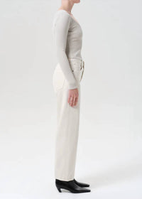 Agolde - Ren Cropped Wide Leg Jean