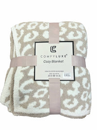 Comfy Luxe - Leopard Print Cozy Blanket