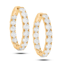 Diana M Jewels - Women's Bold 10.45 Carat Diamond Stud Earrings