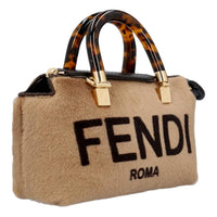 Fendi - Women's Roma By The Way Lamb Fur Mini Crossbody Bag