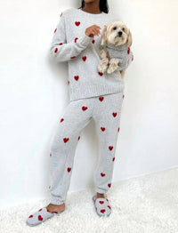 Splendid - Fuzzy Sweater Pajama Set