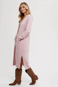 Bluivy - Longline Open Front Cardigan