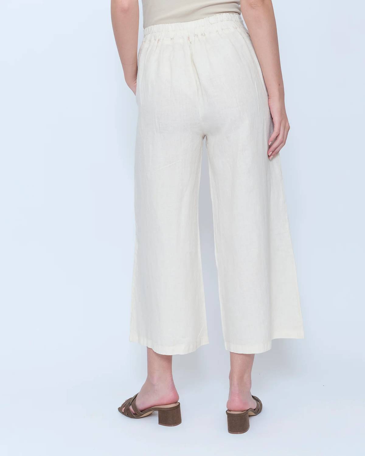 Blueberry - Wide Leg Crop Pants