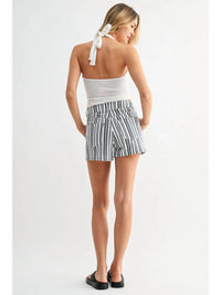 Just Black Denim - High Rise Utility Cargo Short