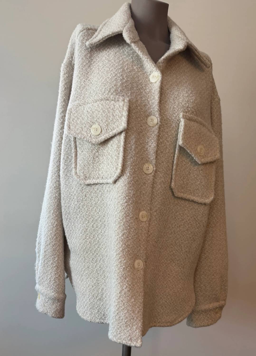 Fifteen Twenty - Women's Boucle Shirt Jacket