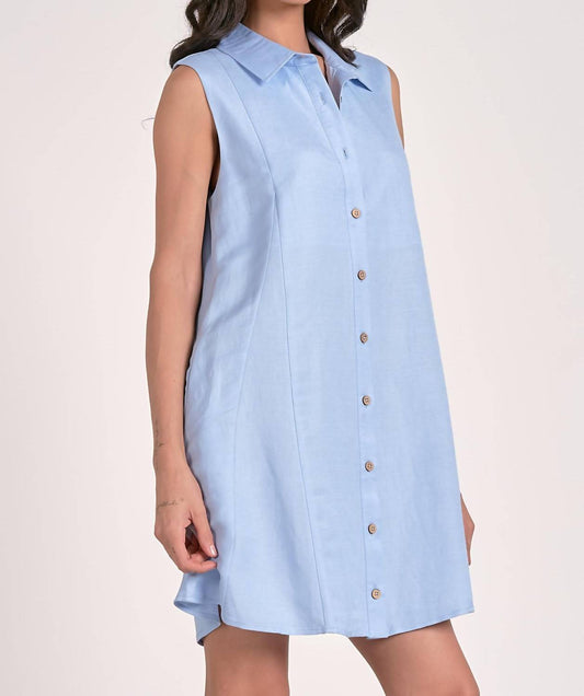Elan - Margot Button-down Mini Dress
