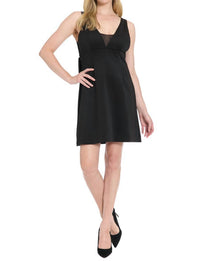 Maggy London - A Line Mini Dress With Embellished Bow