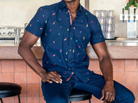 Eight X - Parrot Punch Foil Short Sleeve Shirt