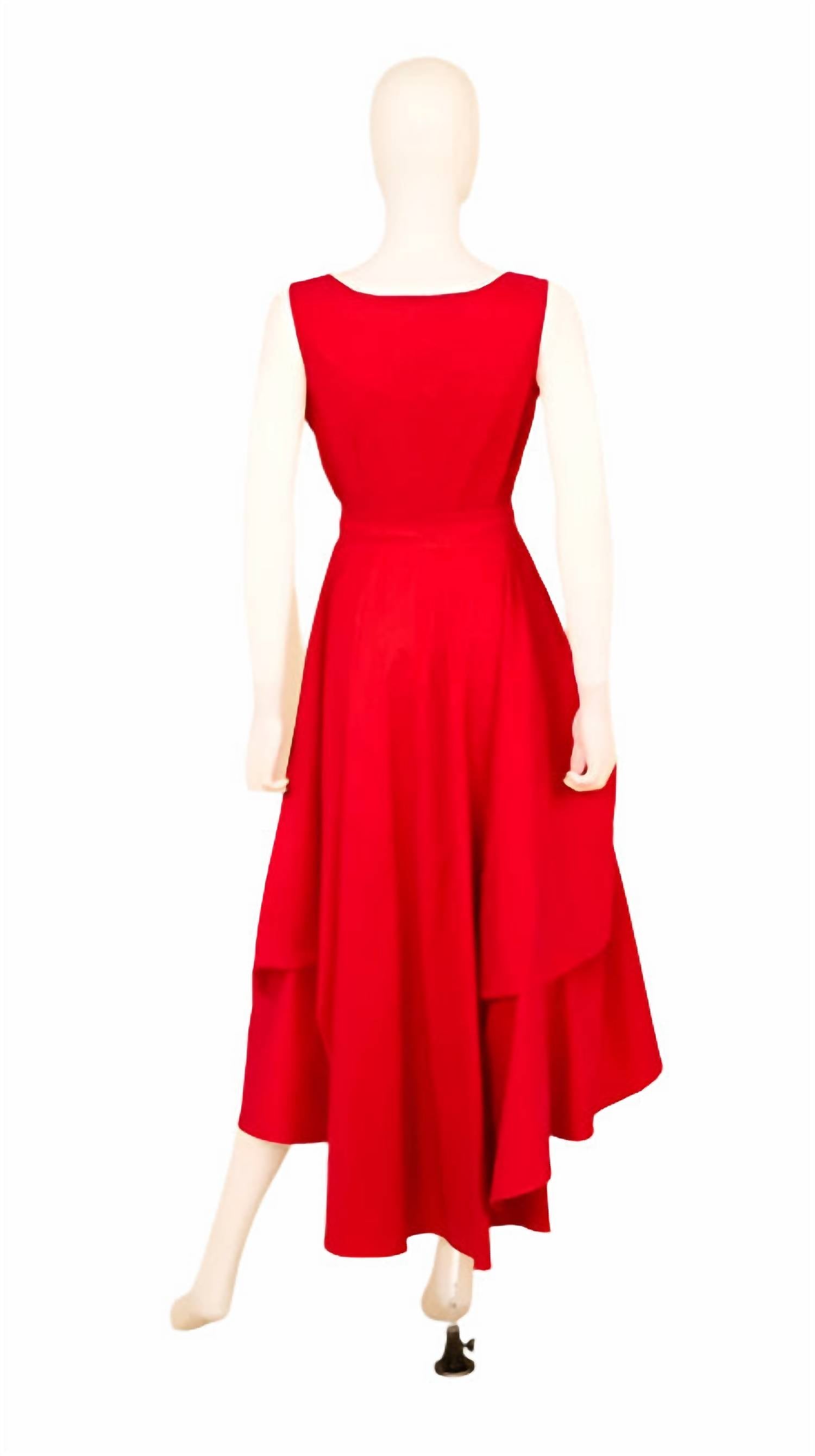 Samuel Dong - Women's Stretch Pleated A-line Dress With Removable Rose Bows