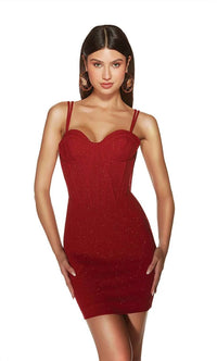 Alyce Paris - Sleeveless Sweetheart Neck Cocktail Dress