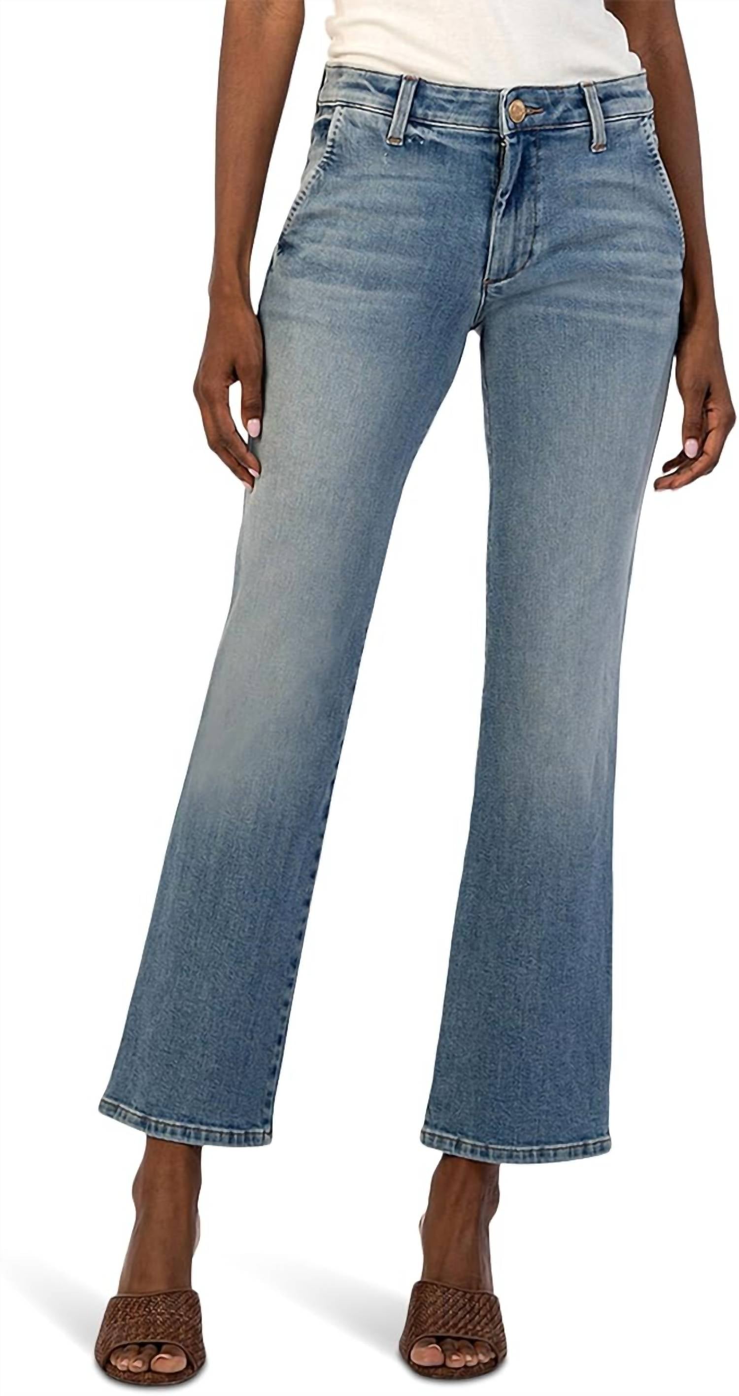 Kut From The Kloth - Kelsey Mid Rise Ankle Flare Jeans