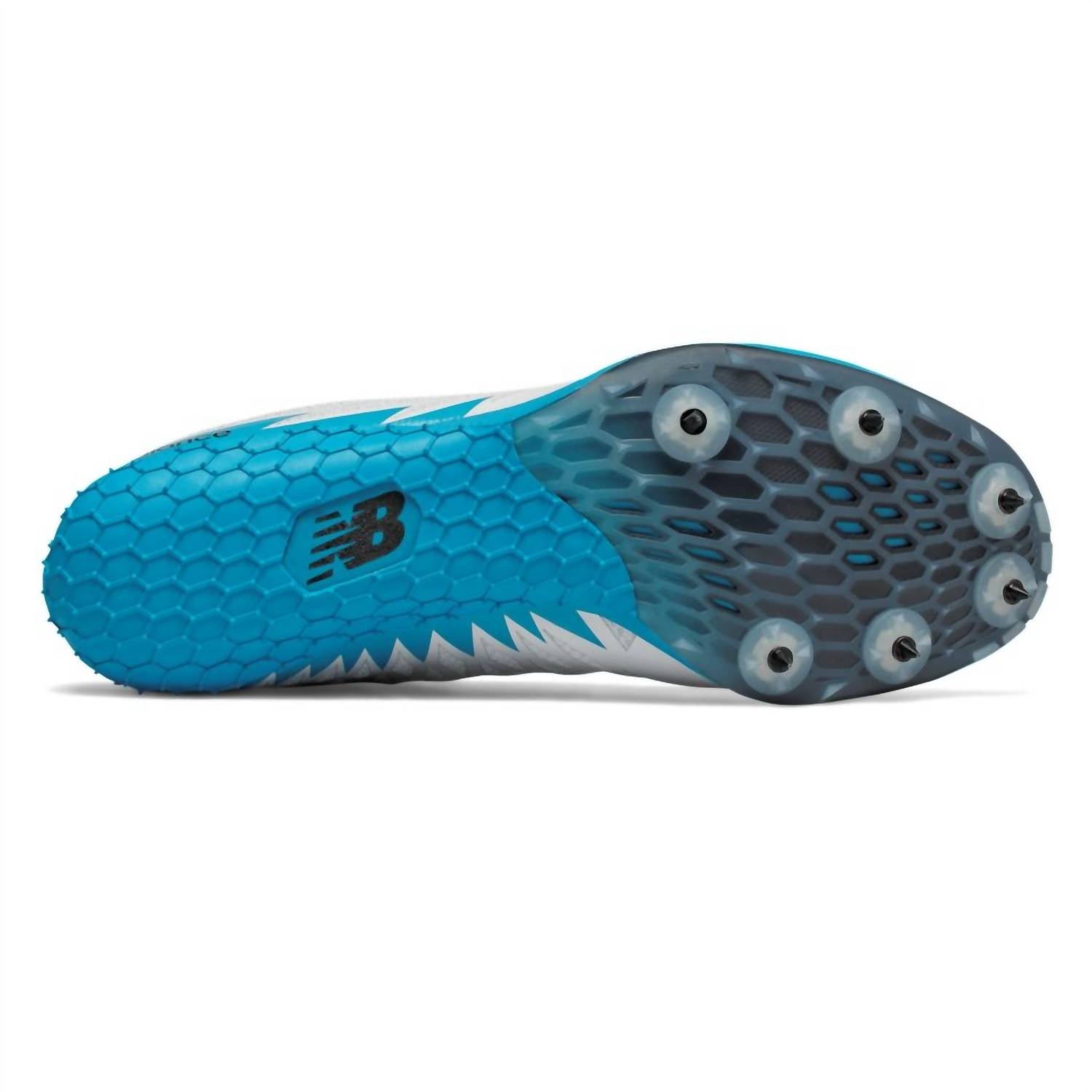 New Balance Women's Sd100 V2 Spike Shoes in white blue - women's shoe - view 4