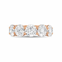 Diana M Jewels - Women's Round Lab-Grown Diamond Eternity Band (5.00 Ct) - Statement