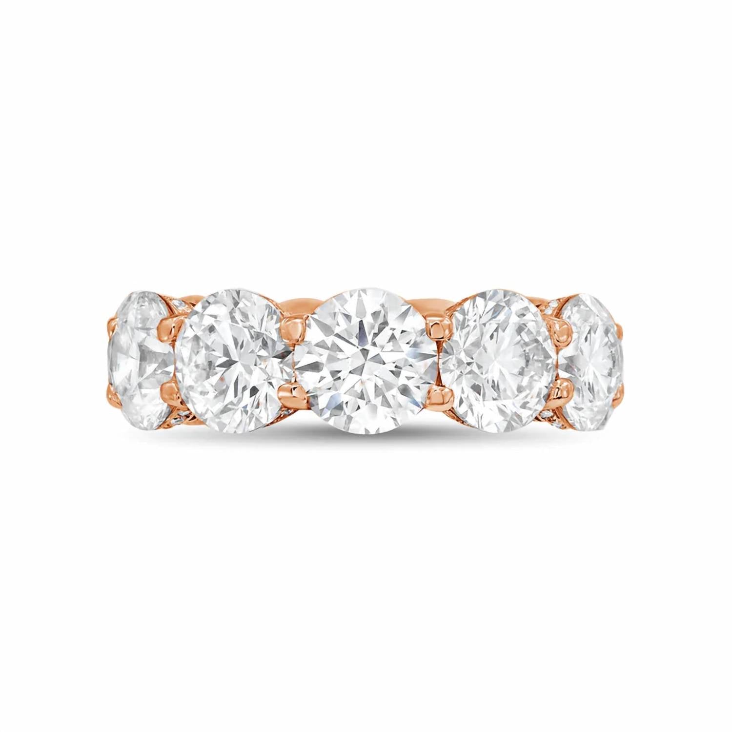 Diana M Jewels - Women's Round Lab-Grown Diamond Eternity Band (5.00 Ct) - Statement
