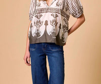 Cleobella - Johana V-neck Blouse