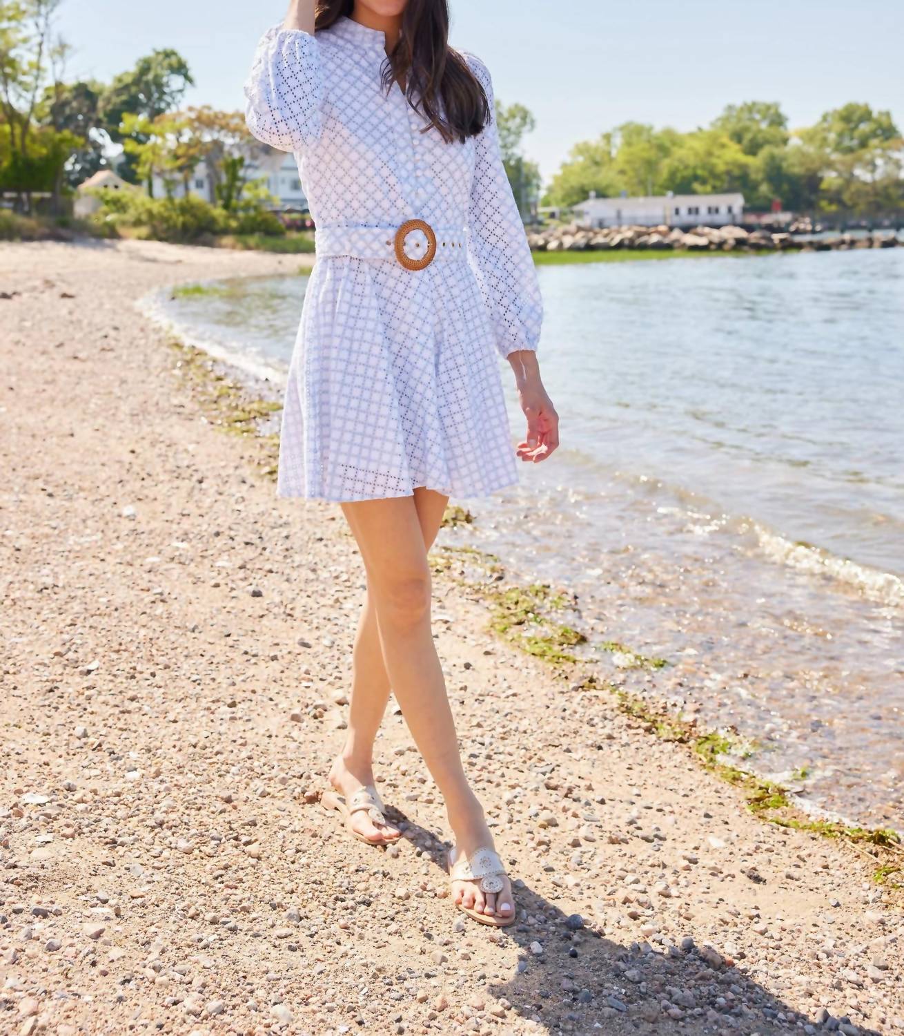 Sail To Sable - Belted Tunic Flare Dress