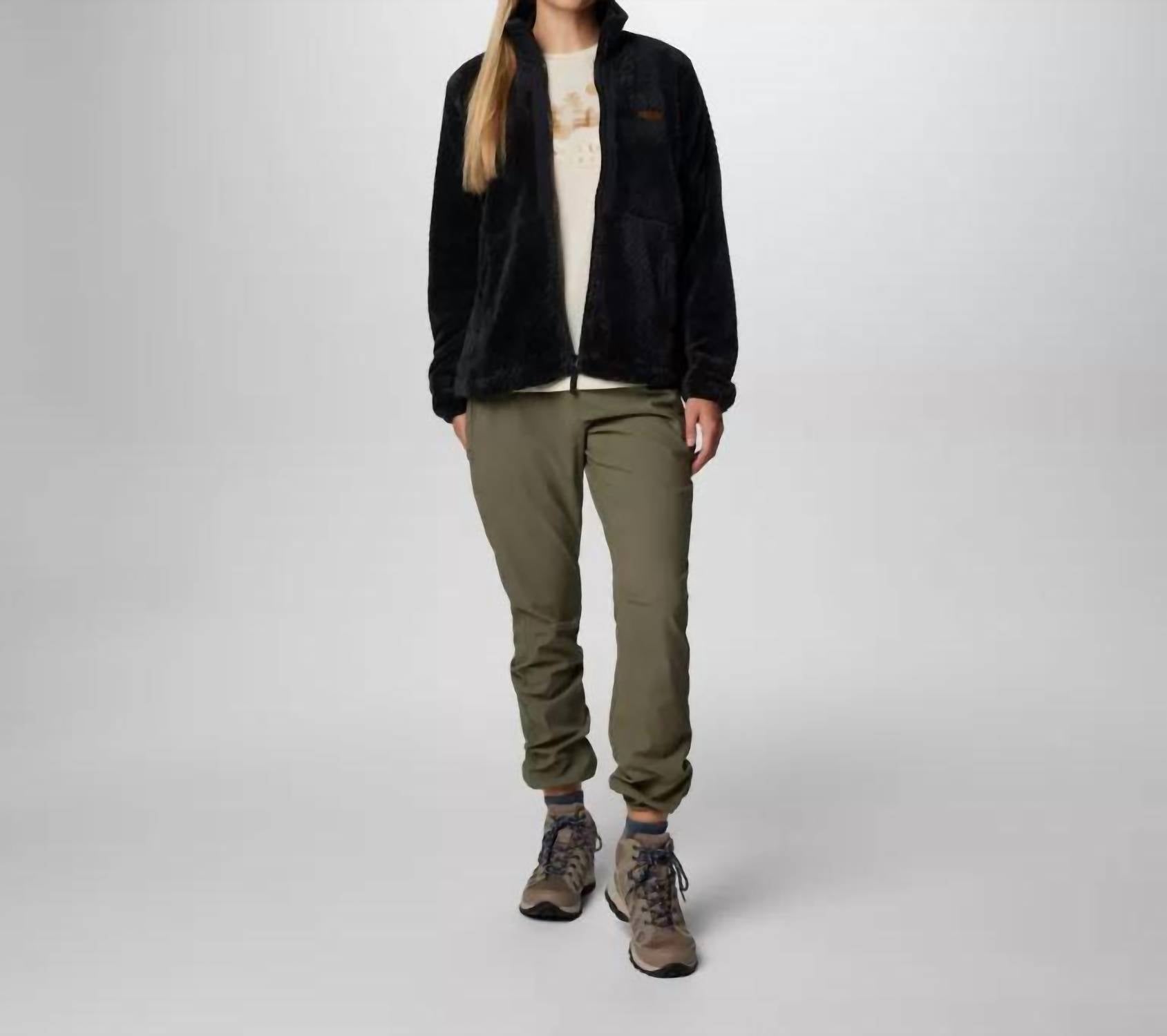 Columbia Fire Side Full Zip Iii Fleece Jacket in black - women's jacket - alternate view